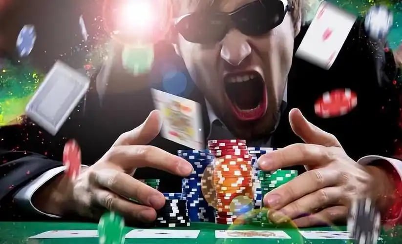 Interface permainan blackjack live dealer dengan chat dan riwayat taruhan